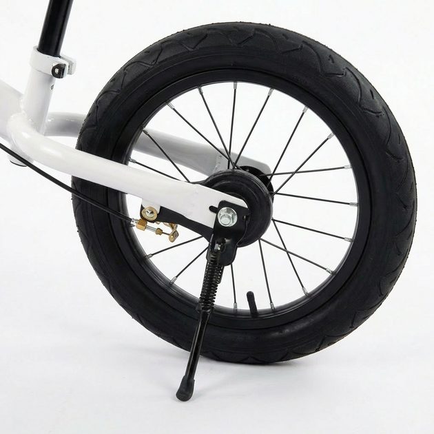 Беговел детский велобег 14 дюймов SP-Sport Nimble 418 White-Black (от 4 лет) - Фото 3 Беговел детский велобег 14 дюймов SP-Sport Nimble 418 White-Black (от 4 лет) - изображение 3