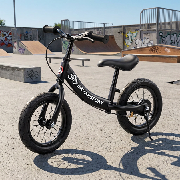 Беговел детский велобег 12 дюймов SP-Sport Nimble 418 Black (от 1,5 лет) - Фото 6 Беговел детский велобег 12 дюймов SP-Sport Nimble 418 Black (от 1,5 лет) - изображение 6
