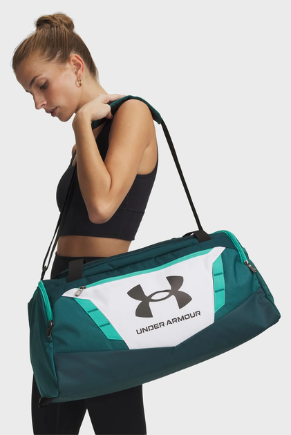 Спортивна Сумка Under Armour Undeniable 5.0 Duffle Small(1369222-100) S Зелений/Білий - изображение 3