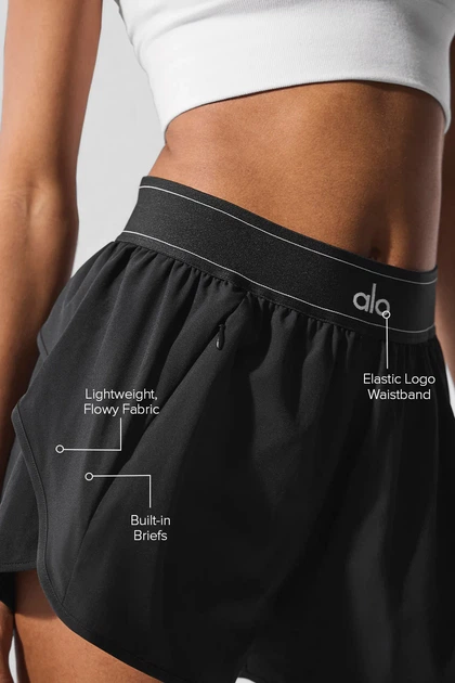 Женские шорты Alo Yoga Match Point Short Black W6334R размер S - Фото 4 Женские шорты Alo Yoga Match Point Short Black W6334R размер S - изображение 4