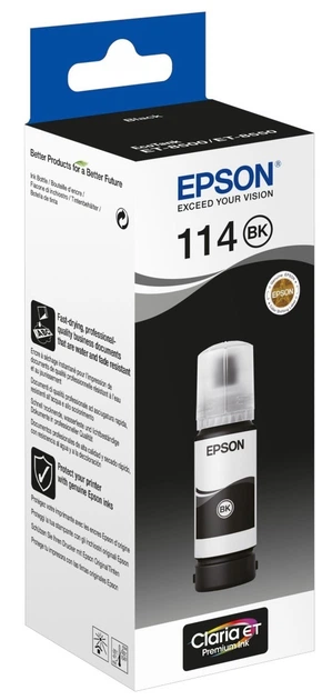 Tusz Epson EcoTank 114 Genuine Ink Bottle 70 ml (C13T07A140) - Zdjęcie 1 Tusz Epson EcoTank 114 Genuine Ink Bottle 70 ml (C13T07A140) - obraz 1