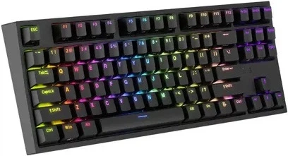 Клавіатура дротова Genesis Thor 404 TKL czarna RGB Kailh Box Brown V2 (5901969443219) - зображення 2