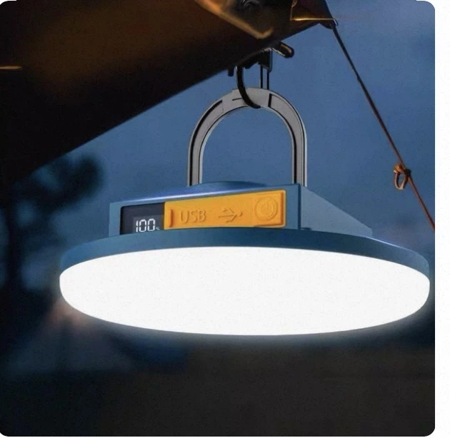 LED кемпинговый светодиодный фонарь-повербанк на аккумуляторе с подвесным крючком и магнитом, портативная USB аварийная лампа при отключении электроэнергии, 3 режима освещения - Фото 3 LED кемпинговый светодиодный фонарь-повербанк на аккумуляторе с подвесным крючком и магнитом, портативная USB аварийная лампа при отключении электроэнергии, 3 режима освещения - изображение 3