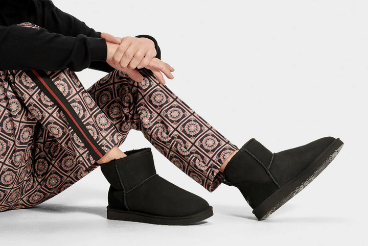 Уггі жіночі UGG Mini Classic 2 Black 40 Чорні - изображение 2