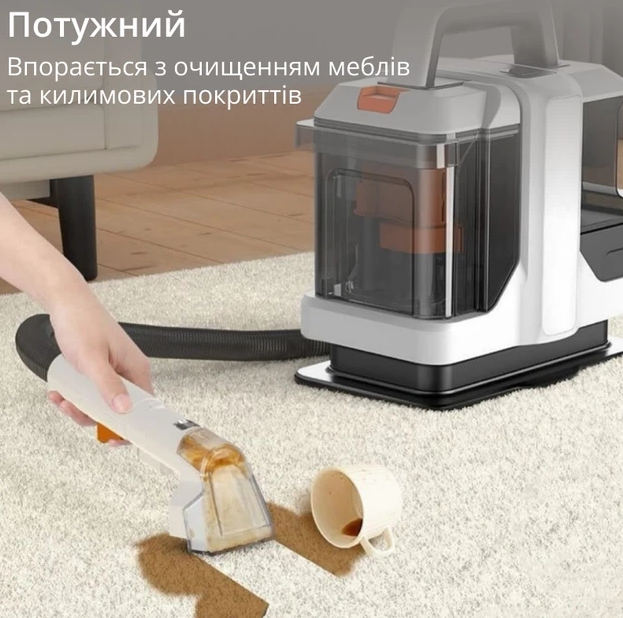 Универсальный моющий пылесос для текстиля мебели ковров авто сухая и влажная уборка - изображение 6