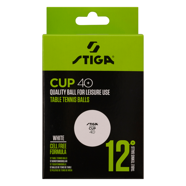 М'ячі для настільного тенісу Stiga Cup ABS 12 шт (1110-2510-12) - зображення 2