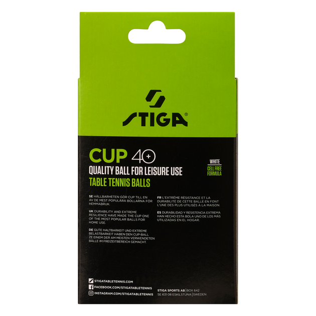 М'ячі для настільного тенісу Stiga Cup ABS 12 шт (1110-2510-12) - зображення 3