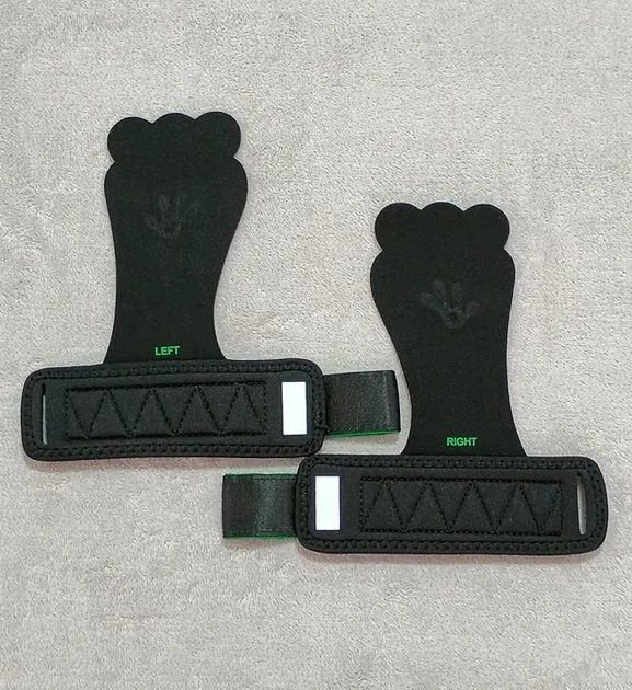 Гімнастичні безмагнезійні накладки Frog ELITE GRIPS 4.0 HD, розмір M, зелений колір - зображення 5