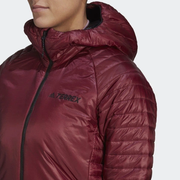 Жіночі куртка Terrex Techrock Primaloft Insulated Padded туристична червоний M - зображення 4