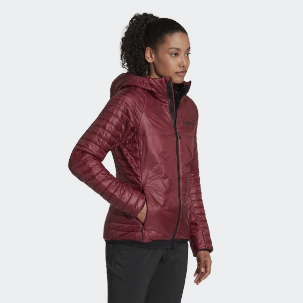 Жіночі куртка Terrex Techrock Primaloft Insulated Padded туристична червоний M - зображення 7