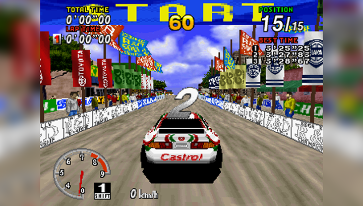 Игра Sega Saturn Sega Rally Championship Europe Английская Версия Б/У - Фото 2 Игра Sega Saturn Sega Rally Championship Europe Английская Версия Б/У - изображение 2