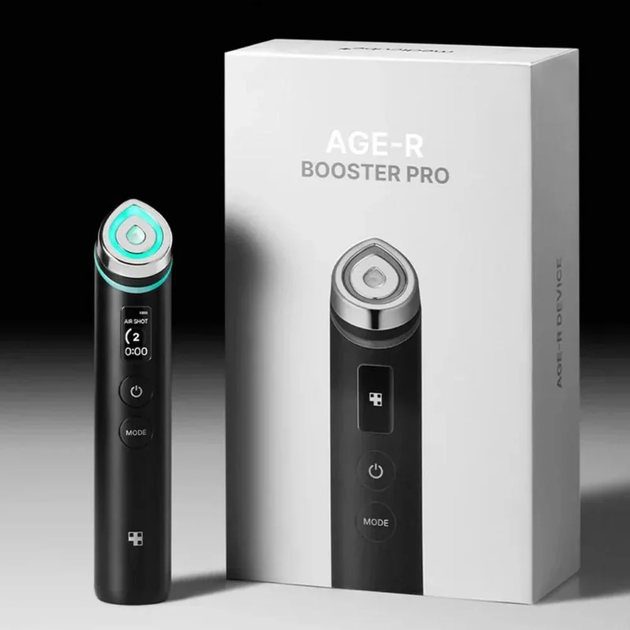 Пристрій для домашнього догляду за шкірою 6 в 1 Medicube AGE-R Booster Pro Black чорний - Фото 1 Пристрій для домашнього догляду за шкірою 6 в 1 Medicube AGE-R Booster Pro Black чорний - зображення 1