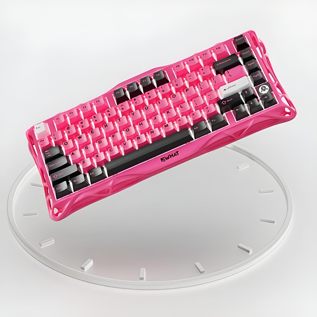 Клавіатура FoWhat NEO75 (GravaStar Mercury K1 Lite) із комбінованим підключенням - Berry Red - зображення 4