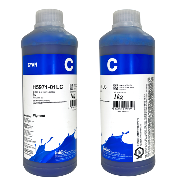 Комплект пігментного чорнила InkTec для принтерів Hewlett-Packard, серія H5970-5971, 4 кольори – 1л - зображення 3