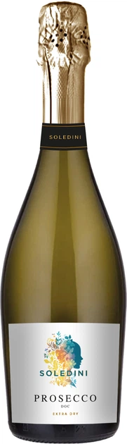 Вино ігристе Soledini Prosecco DOC Spumante біле екстра сухе 0.75 л 11% (8052049651936) - Фото 1 Вино ігристе Soledini Prosecco DOC Spumante біле екстра сухе 0.75 л 11% (8052049651936) - зображення 1