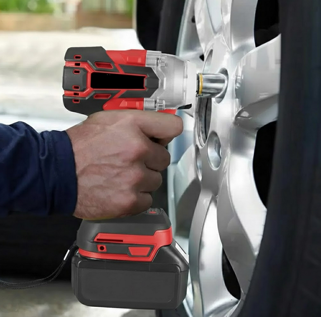 Профессиональный набор аккумуляторного инструмента 7в1 48V 6Ah (шуруповерт, мини пила, перфоратор, УШМ, гайковерт, циркулярка, лобзик) 3 АКБ кейс - изображение 3