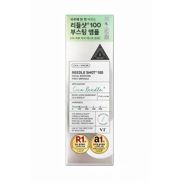 Сироватка-бустер з мікроголками VT Cosmetics Reedle Shot 100 Facial Boosting First Ampoule для звуження пор 6 шт - зображення 2