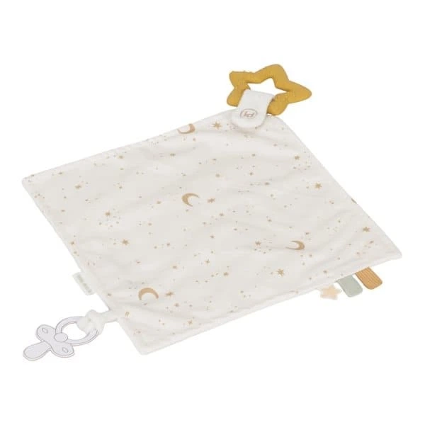 Тримач для пустушки Little Dutch Newborn Naturals  з підвіскою для соски та прорізувачем (8713291884281) - зображення 2
