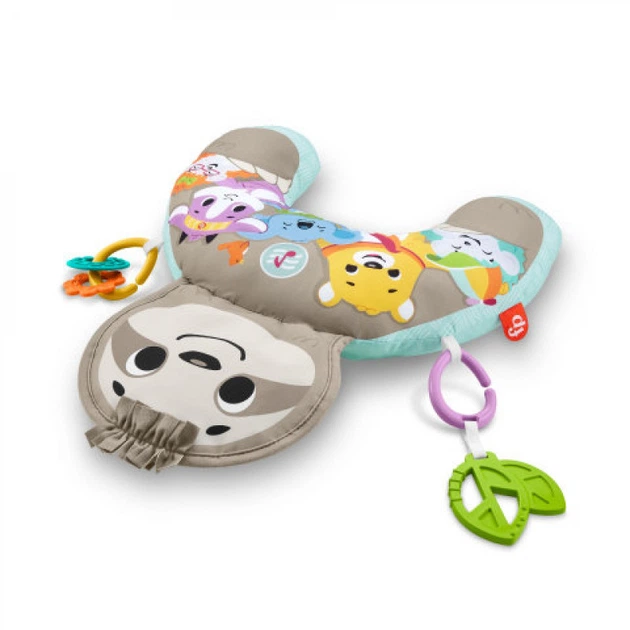 Подушка для малюка tummy time Fisher-Price Веселий лінивець музична 10 хв - зображення 2