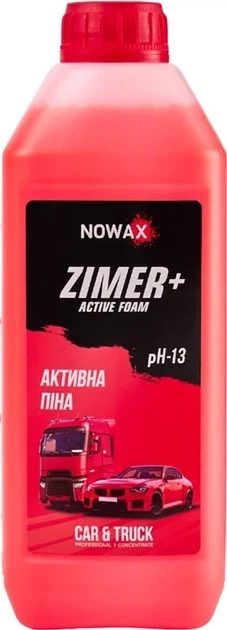 Пена активная для бесконтактной мойки Nowax Zimer+ Active Foam суперконцентрат 1 л (NX01158) - Фото 1 Пена активная для бесконтактной мойки Nowax Zimer+ Active Foam суперконцентрат 1 л (NX01158) - изображение 1