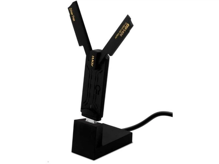 Мережевий адаптер Wi-Fi 6E USB Fenvi FU-AXE5400 дводіапазонний бездротовий MU-MIMO USB 3.0 Black (19122) - Фото 3 Мережевий адаптер Wi-Fi 6E USB Fenvi FU-AXE5400 дводіапазонний бездротовий MU-MIMO USB 3.0 Black (19122) - зображення 3