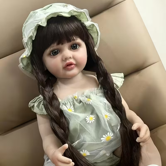 Реалистичная кукла Реборн 55 см полностью виниловая Doll Reborn Baby К0100220 - Фото 6 Реалистичная кукла Реборн 55 см полностью виниловая Doll Reborn Baby К0100220 - изображение 6