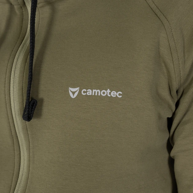 Спортивна Camotec кофта FitPro Zip ShapeKnit Олива (9608), L - изображение 5