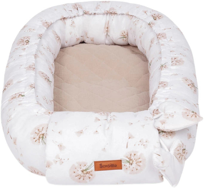 Kokon dla niemowląt Sensillo z dmuchawcami 80x45 cm (5903076323095) - obraz 2