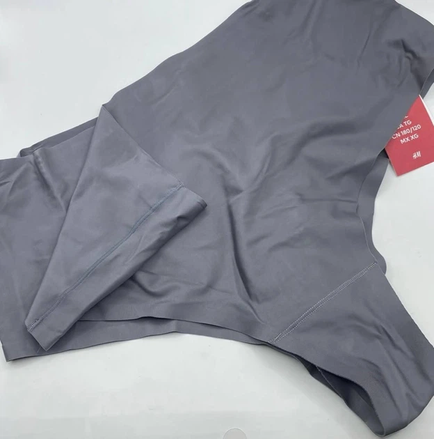 Набір жіночих трусів бразиліана з легким моделюючим ефектом H&M XL 2 шт Сірий - изображение 4