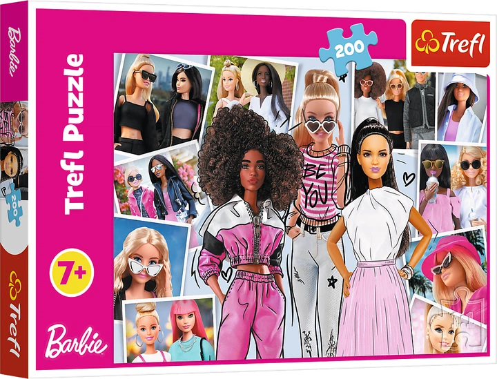 Пазли дитячі У світі Барбі Barbie Trefl 13301 200 шт. Різнокольоровий shop (5900511133011) - Фото 1 Пазли дитячі У світі Барбі Barbie Trefl 13301 200 шт. Різнокольоровий shop (5900511133011) - зображення 1