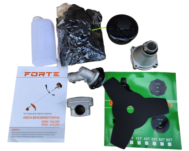 Мотокоса Forte БMK-2553М - Фото 7 Мотокоса Forte БMK-2553М - зображення 7