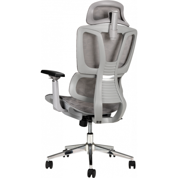Офисное эргономичное кресло GT Racer B-123A-S Gray - изображение 6