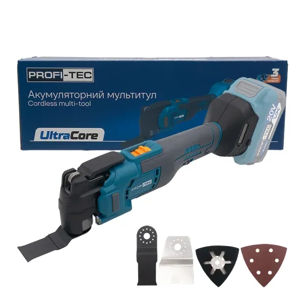 Акумуляторний мультитул PROFI-TEC PCM430 UltraCore (без акумулятора та зарядного пристрою) - Фото 1 Акумуляторний мультитул PROFI-TEC PCM430 UltraCore (без акумулятора та зарядного пристрою) - изображение 1