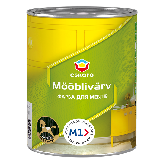 Краска для мебели Mööblivärv TR 0,9л - Фото 1 Краска для мебели Mööblivärv TR 0,9л - изображение 1