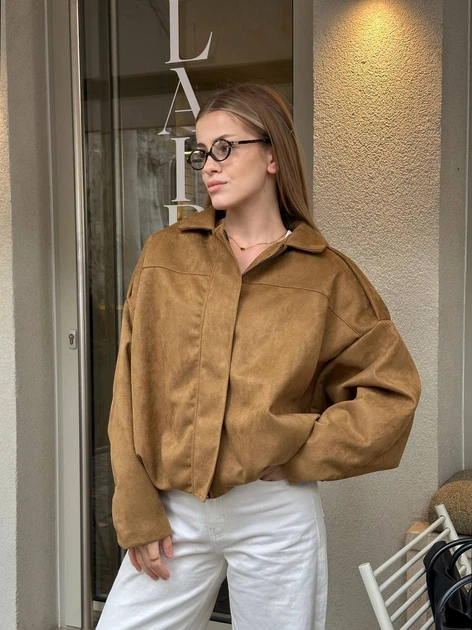 Жіноча вітровка в стилі Zara бежевий S-L 1457/31 - Фото 1 Жіноча вітровка в стилі Zara бежевий S-L 1457/31 - изображение 1