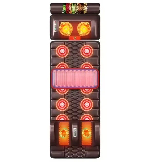 Електричний масажний матрац Relax Heat Vibro для спини та тіла з підігрівом і вібрацією - зображення 2