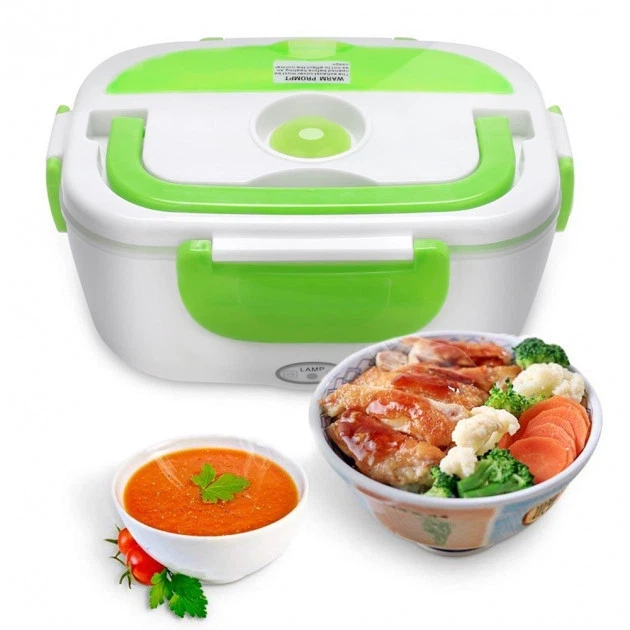 Ланч-бокс с подогревом, Ланчбокс электрический The Electric Magic Lunch Box на 2 отделения, Судок - контейнер - Фото 2 Ланч-бокс с подогревом, Ланчбокс электрический The Electric Magic Lunch Box на 2 отделения, Судок - контейнер - изображение 2