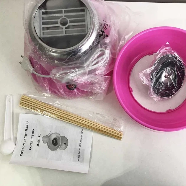 Апарат для приготування солодкої вати Cotton Candy Maker - зображення 4