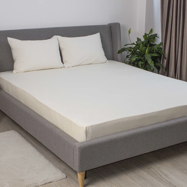 Простирадло ТЕП "VELOUR" з резинкою молочне, 180x200 - Фото 5 Простирадло ТЕП "VELOUR" з резинкою молочне, 180x200 - зображення 5