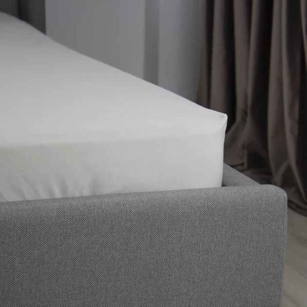 Простирадло ТЕП "VELOUR" з резинкою світло-сіре, 180x200 - Фото 5 Простирадло ТЕП "VELOUR" з резинкою світло-сіре, 180x200 - изображение 5