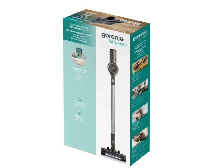 Пилосос 2 в 1 (вертикальний + ручний) Gorenje SVC252426FFCA - изображение 3