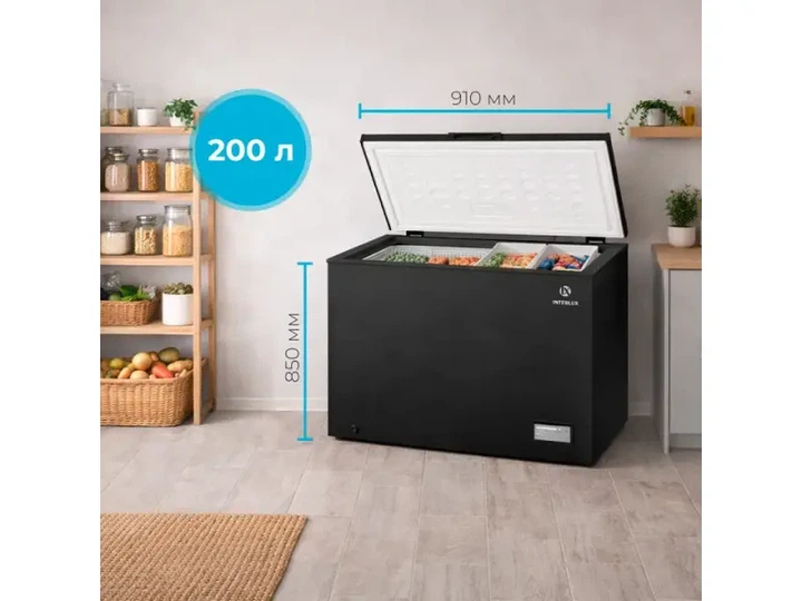 Морозильний скринь INTERLUX IL-0208CFBL - зображення 4