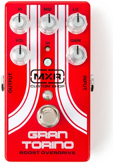 Гитарный эффект MXR Gran Torino Boost Overdrive (овердрайв, усиление сигнала, педаль для электрогитары) - Фото 1 Гитарный эффект MXR Gran Torino Boost Overdrive (овердрайв, усиление сигнала, педаль для электрогитары) - изображение 1
