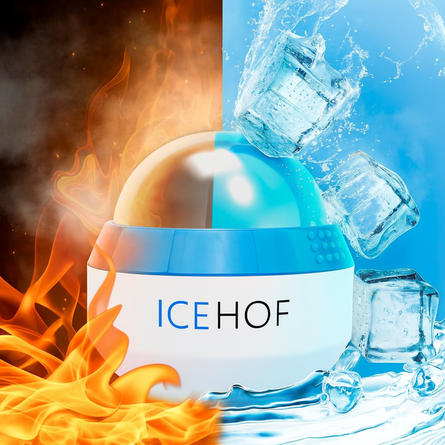 Массажный шар ICEHOF с охлаждающим/согревающим гелем, нержавеющая сталь (B08R7M7N9X) - изображение 2