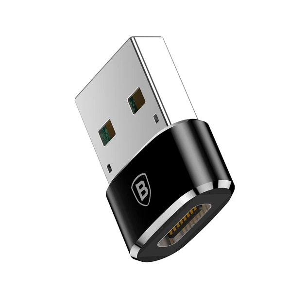 Адаптер Baseus USB-C to USB-A Black (CAAOTG-01) - изображение 5