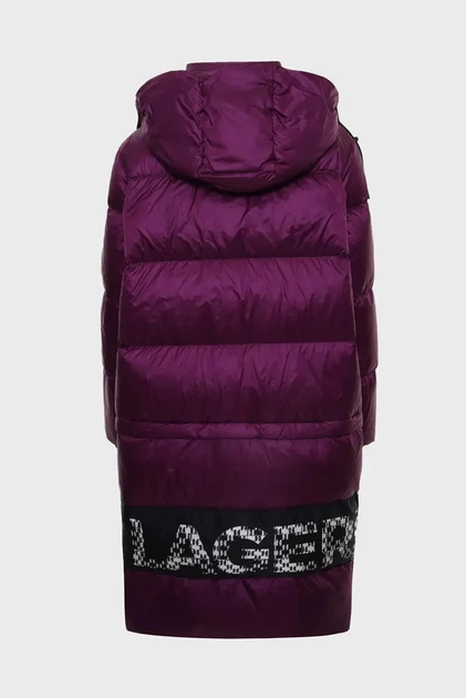 Жіночий пуховик фіолетовий Karl Lagerfeld M 236W1506 - зображення 3