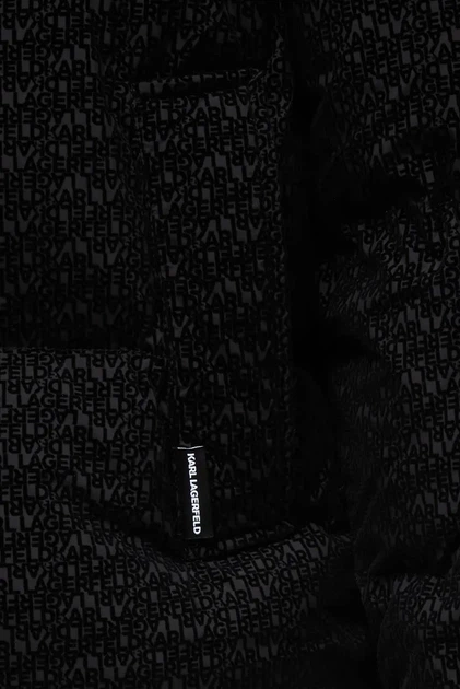 Жіноча чорна куртка з візерунком flock Karl Lagerfeld L A4W15042 - зображення 5