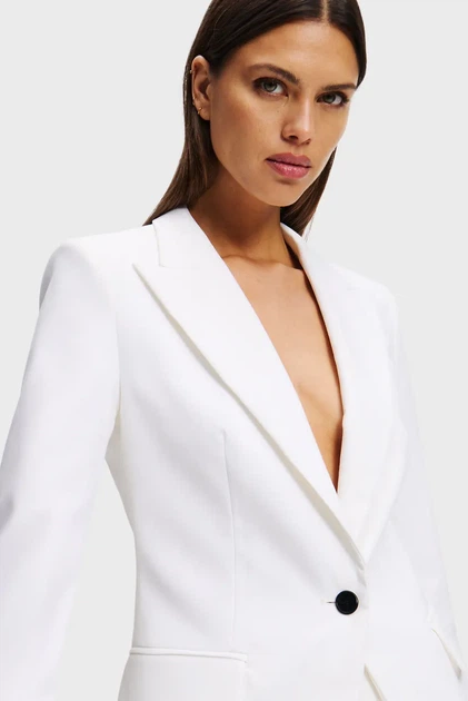 Жіночий білий жакет SUMMER OCCASION SUIT JACKET Karl Lagerfeld 44 A2W14023 - зображення 4