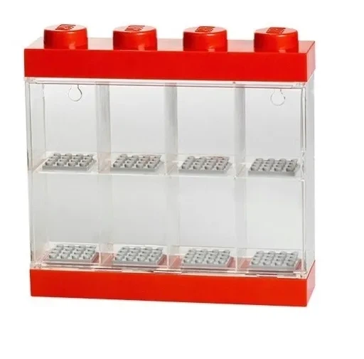 Вітрина LEGO для 8 мініфігурок Червона (40650001) (5711938023577) - зображення 3