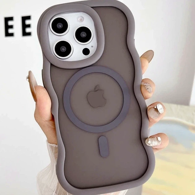 Чохол TPU+PC AquaWave з MagSafe для iPhone 13 Pro сірий протиударний із захистом камери - зображення 4